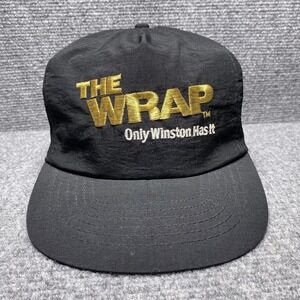 VINTAGE Winston Hat Cap Snap Back Embroidered Promo Mens The Wrap 90s